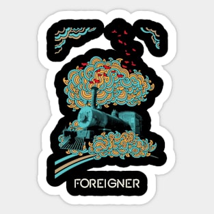 FOREIGNER MERCH VTG Sticker